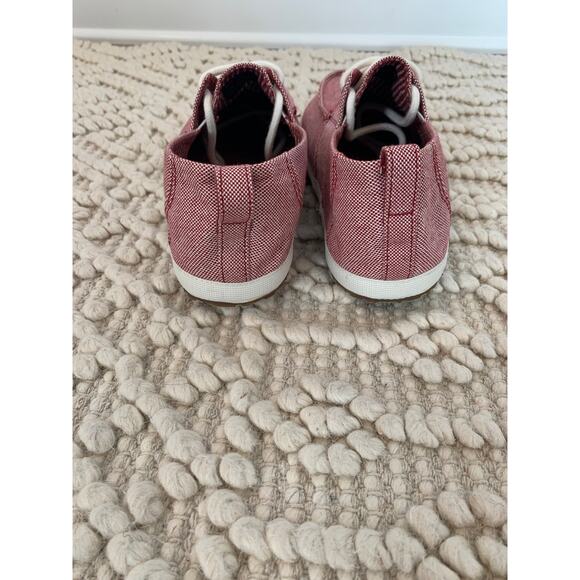 SANUK Men's Admiral TX Lace-Up Boat Shoes Red Size 9 - Picture 8 of 8